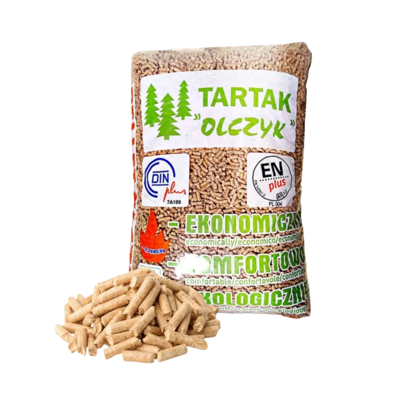 Olczyk Holzpellets ENplus A1 Premium 975 kg – 65 Säcke à 15 kg Holzpellets Palette – Bild 2