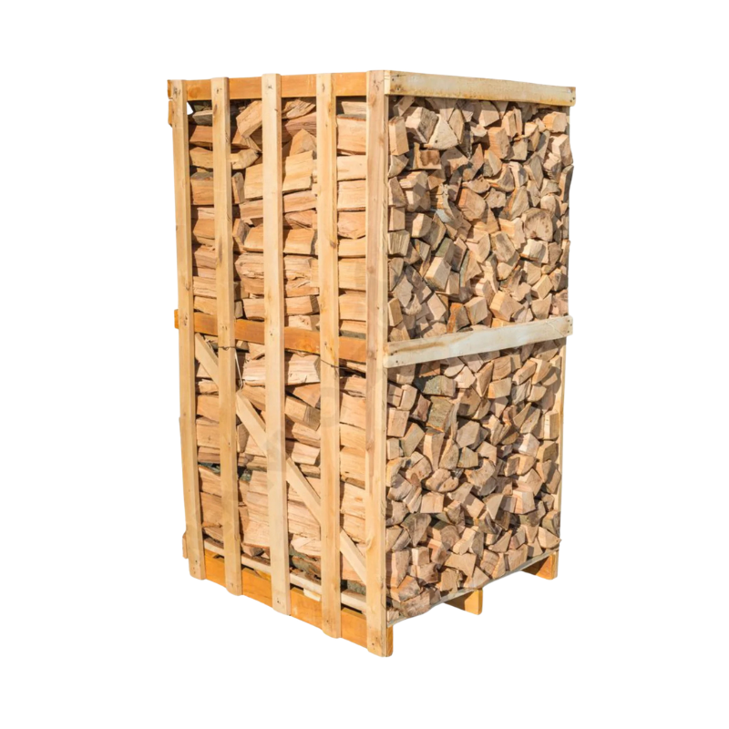 Buchenbrennholz 50 cm kaminfertig trocken – 2 Raummeter (RM) Palette